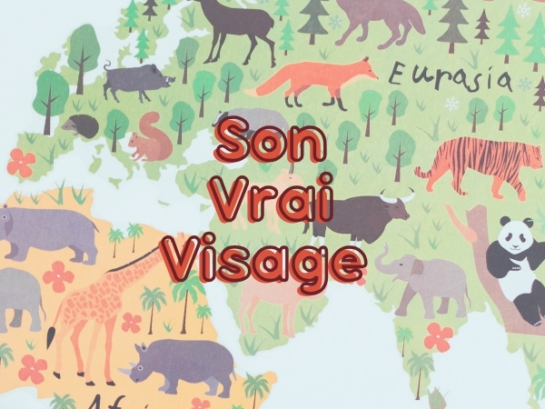 Illustration de présentation du spectacle "Son Vrai Visage" format paysage.